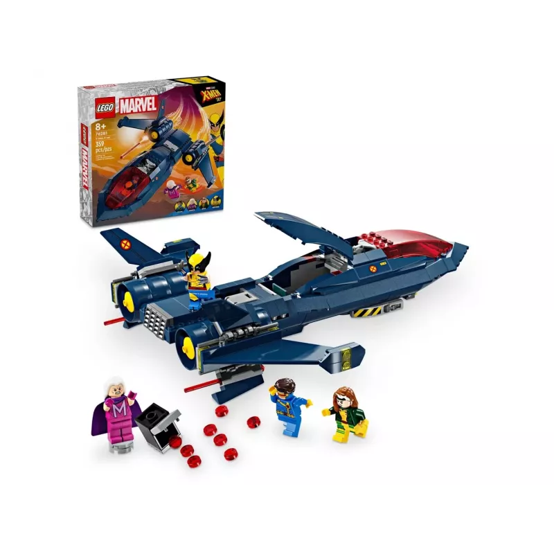 Konstrukcinis žaislas LEGO Marvel Super Heroes X-Jet 76281 su 5 minifigūrėlėmis