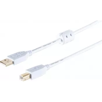 USB 2.0 kabelis ShiverPeaks Type A į B 3 m, modelis 77023-WF