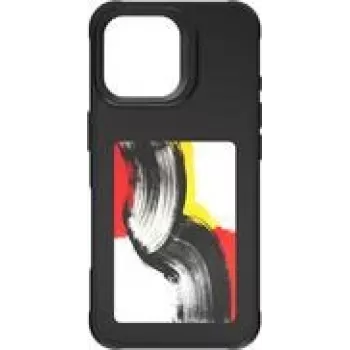 4smarts E-Ink dėklas / NFC ekranas, skirtas iPhone 17, paruoštas Qi2 - juodas (541787)