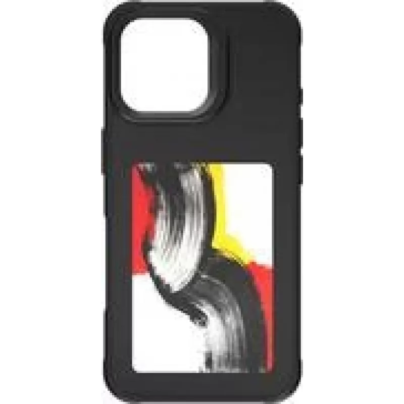 4smarts E-Ink dėklas / NFC ekranas, skirtas iPhone 17, paruoštas Qi2 - juodas (541787)