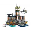 “LEGO City” policijos nuovados ir kalėjimo salos konstrukcinis žaislas 60419 — 980 dalių, 7 minifigūrėlės, 370×400×160 mm