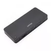 Dokingo stotelės UNITEK D1079A USB4 laidinė juoda 100W maitinimo tiekimas