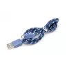 Sbox USB-1031BL USB->Micro USB 1M mėlynas