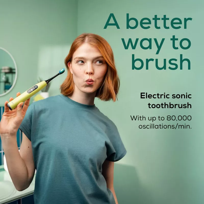 Elektrinis sonic dantų šepetėlis Beurer Splashy lemon SC50 SC50LEMON