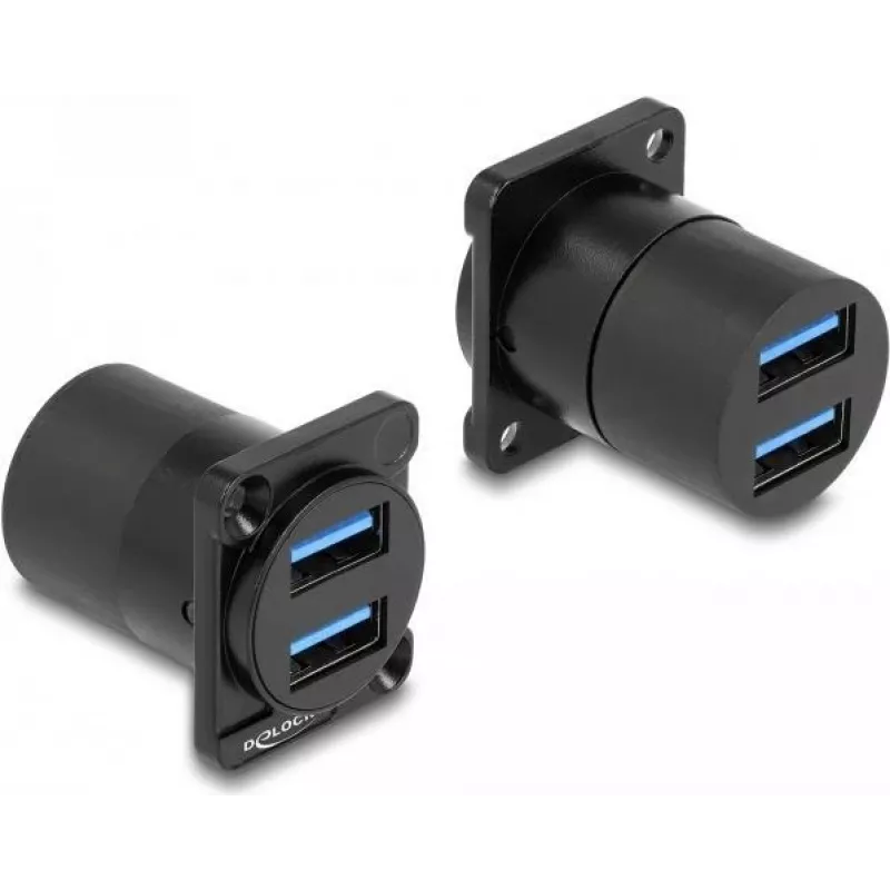 DeLOCK D-Type Module USB 5 Gbps Type-A 2 x female to 2 x female