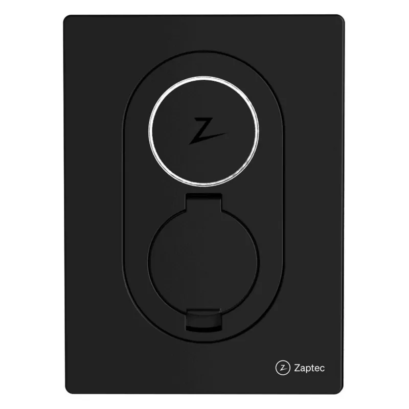 Zaptec Go Charging Box 22kW Tipas 2 WiFi and 4G Asphalt Juoda