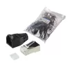 Laido jungtis RJ45 LogiLink MP0022, juoda, skaidri