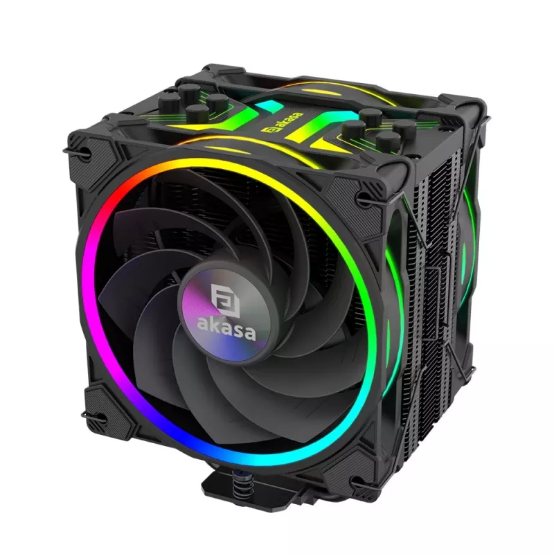 Akasa H4 Plus CPU aušintuvas + AR12 Reverse Blade ventiliatorius