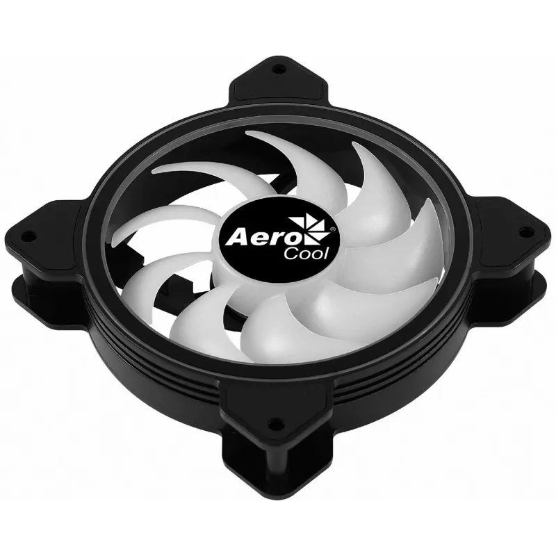 AEROCOOL 120 mm korpuso ventiliatorius Saturn 12F ARGB, 120x25 mm, 12 V, PWM, 1000 RPM, 35.8 CFM, 19.6 dB