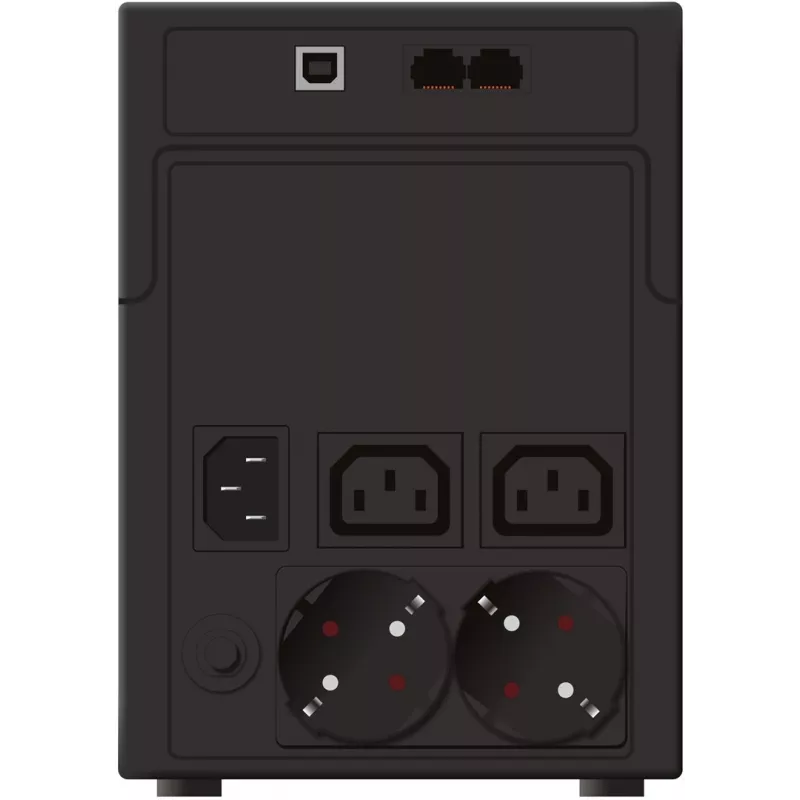 PowerWalker VI 1200 SHL Schuko nepertraukiamo maitinimo šaltinis (UPS) Line-Interactive 1.2 kVA 600 W 4 kintamosios srovės lizdai