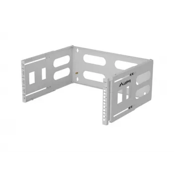 LANBERG stovo sieninis laikiklis 19 colių 4U — 497×400/240 mm, pilkas