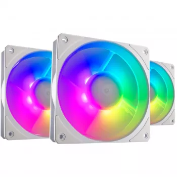 COOLER MASTER Mobius 120P ARGB 120mm baltas 3 vnt. rinkinys