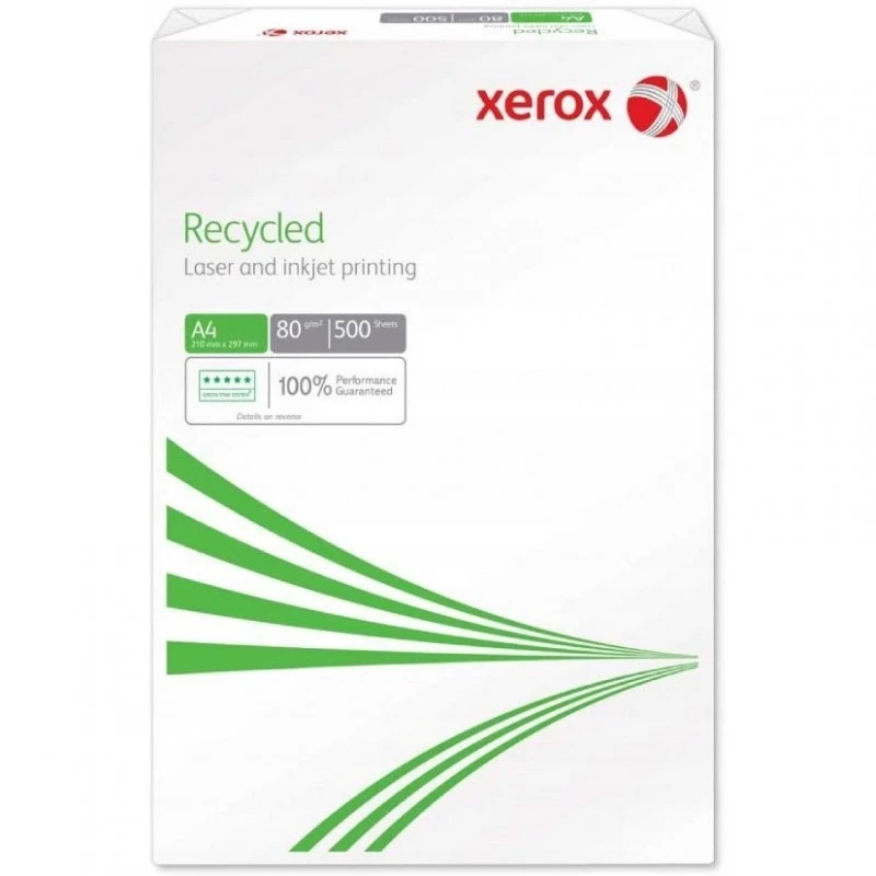 Xerox Recycled Paper A4, balta spausdinimo popierius