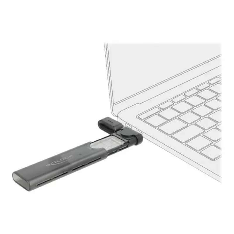SSD dėklas DeLOCK 42635 juodas M.2