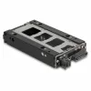 Kietojo disko laikiklis DeLOCK plonas Bay Mobile Rack 2,5 col. U.2 NVMe SSD juodas sidabrinis