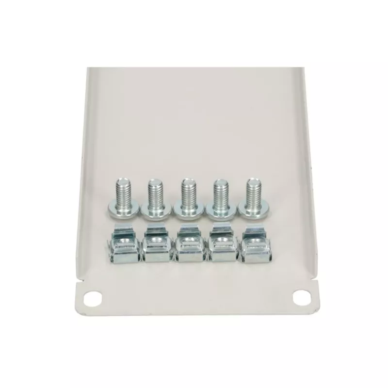 Rack tuščiaviduris skydelis Extralink Front Blank Panel 2U 19 inch Gray, 2U, 19 colių, pilka