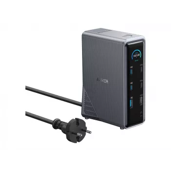 Dokų stotelė Anker A83B63A1 Universal Juoda USB 888g