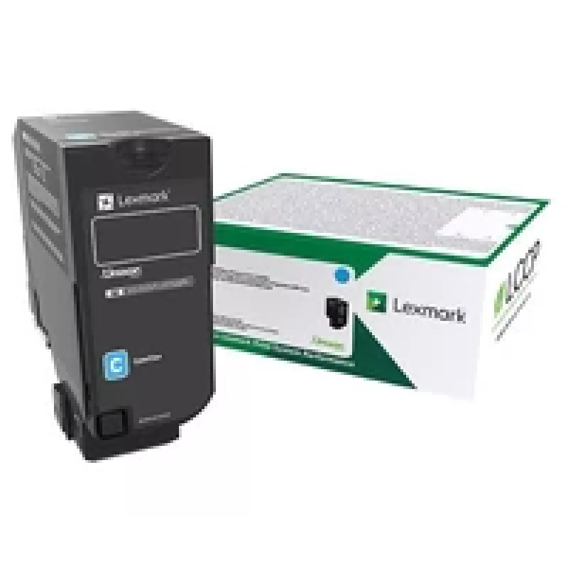 Lexmark Return Program dažų kasetė | 75B20C0 | Dažų kasetė | Žalsvai mėlyna