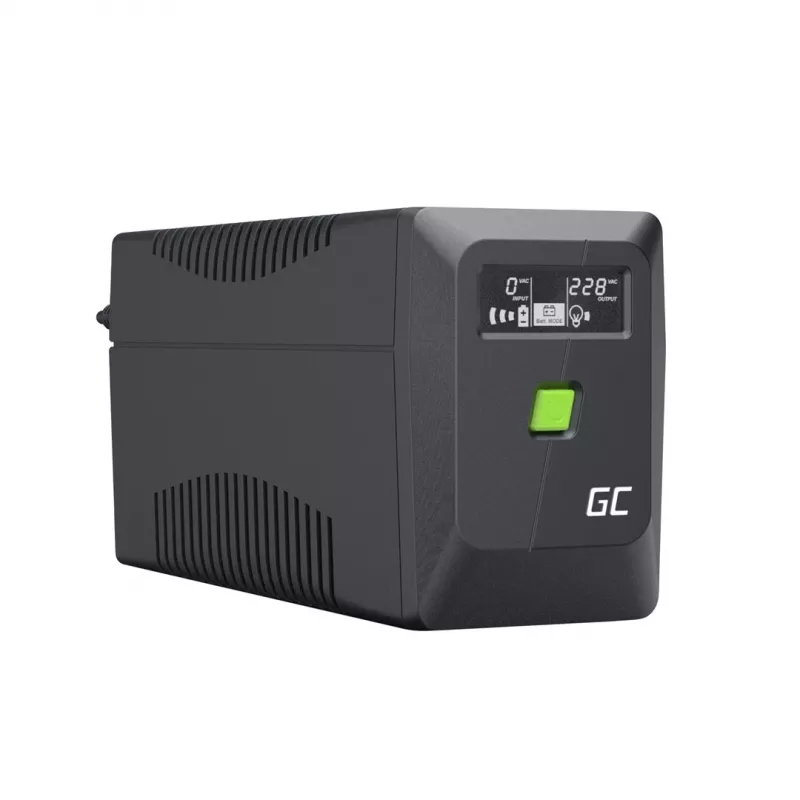 Green Cell nepertraukiamo maitinimo šaltinis (UPS) Line-Interactive 0.85 kVA 480 W 2 AC lizdai