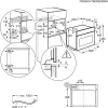 Įmontuojama orkaitė Electrolux EVL6E49X, kompaktiška 45 cm, metalinė, juoda, CombiQui
