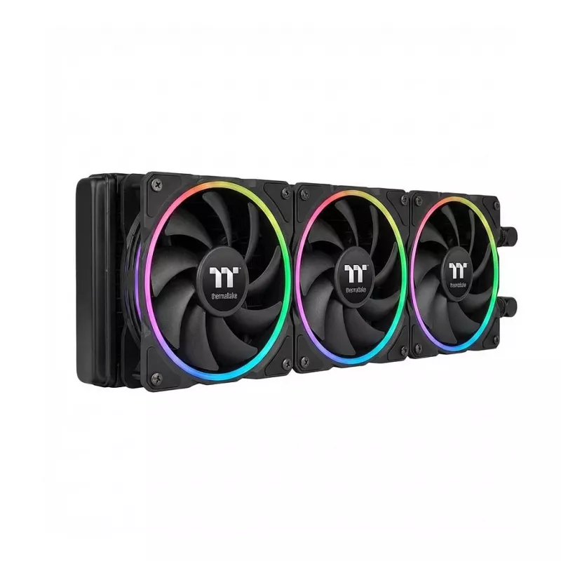 120mm Thermaltake TS140 EX RGB 3 vnt. korpuso ventiliatoriai, PWM, juodi