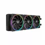 120mm Thermaltake TS140 EX RGB 3 vnt. korpuso ventiliatoriai, PWM, juodi