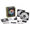 CORSAIR LL140 RGB 140mm ARGB korpuso ventiliatorių 2 vnt. rinkinys