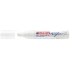 Akrilinis žymeklis Edding 5000 Broad White Chisel Tip 1 vnt.
