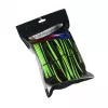 Vidinis maitinimo kabelis Cablemod CM-PCAB-BKIT-NKKLG-3PK-R juodas žalias