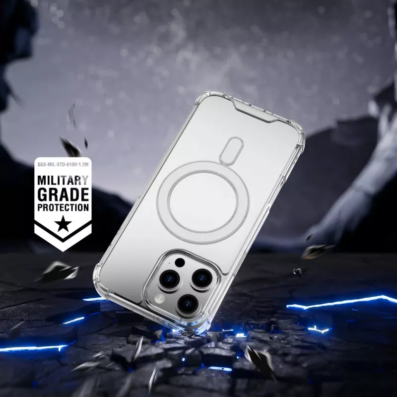 4smarts Hybrid Case Ibiza, skirta Apple iPhone 16 Pro Max, suderinama su MagSafe