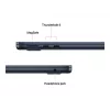 Apple MacBook Air 13 (2025), 24 GB, 512 GB, M4 (10 branduolių CPU / 10 branduolių GPU), Midnight, 35 W dviejų USB-C prievadų maitinimo adapteris, vokiška klaviatūra, MC6C4D/A