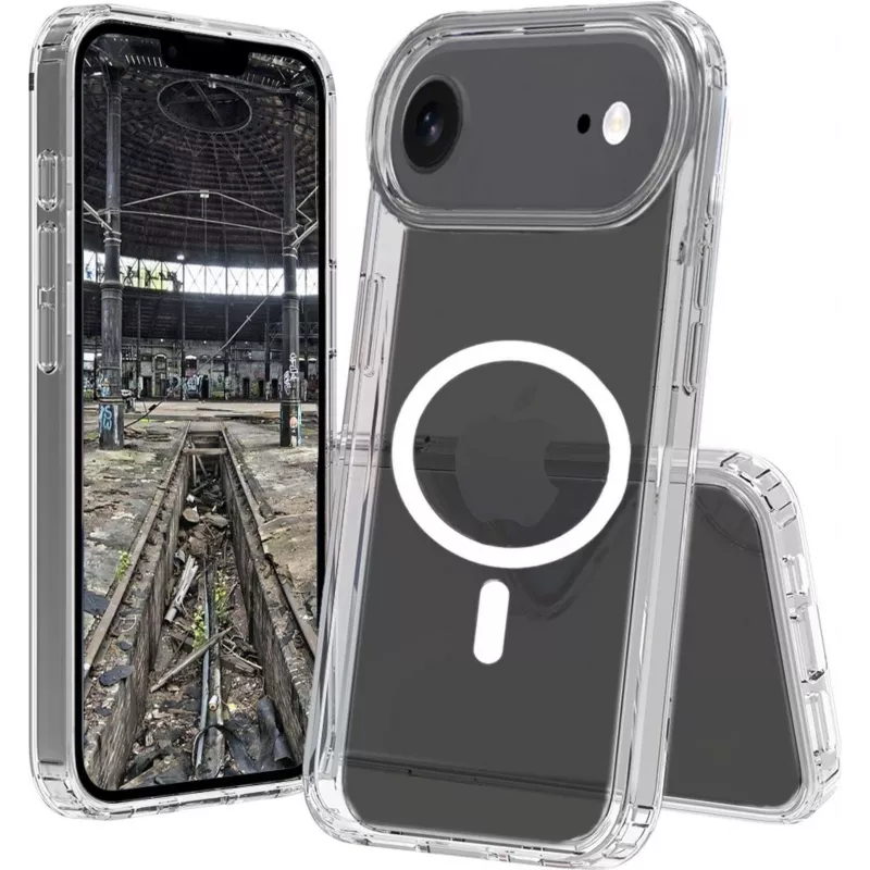 „Clear MagSafe BackCase by jt berlin“, skirtas „Apple iPhone Air“ – permatomas apsauginis telefono dėklas