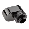 XSPC Rotary 14mm Offset G1/4 Fitting, Chrome Juoda - kampinė sukamoji jungtis vandens aušinimui