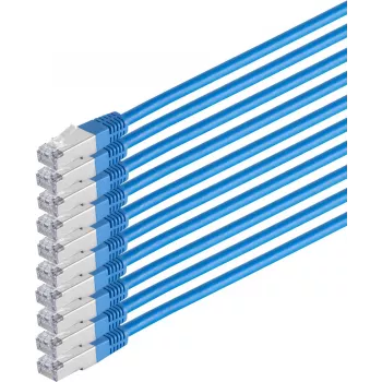 Tinklo kabelis ShiverPeaks 75711-HB-SET10 CAT6 S/FTP PIMF, 4 porų, vytos gijos