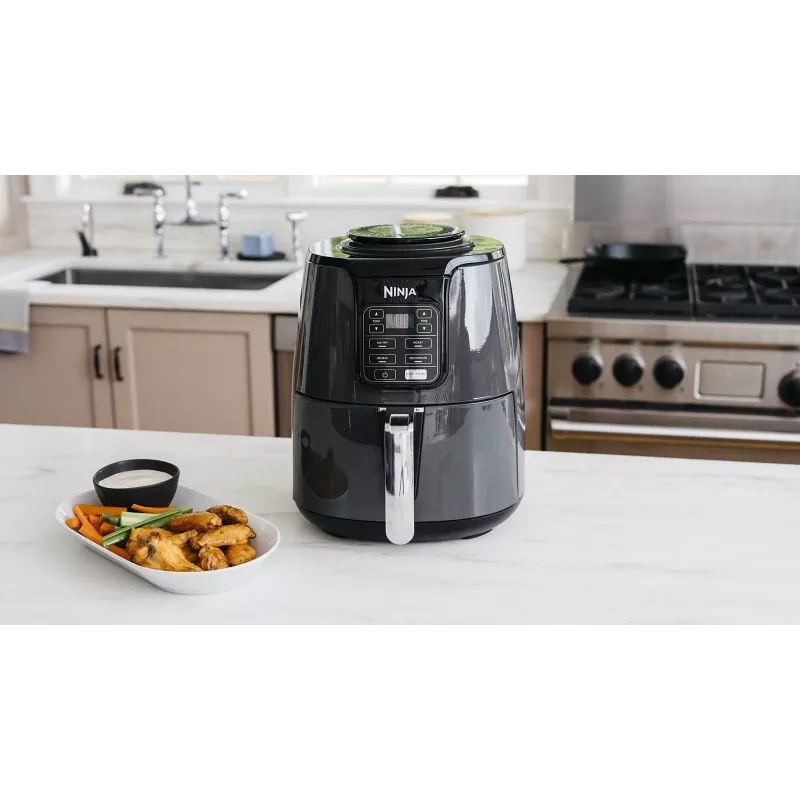 Ninja AF100 vienas 3,8 L atskirai stovinti 1550 W karšto oro gruzdintuvė juoda