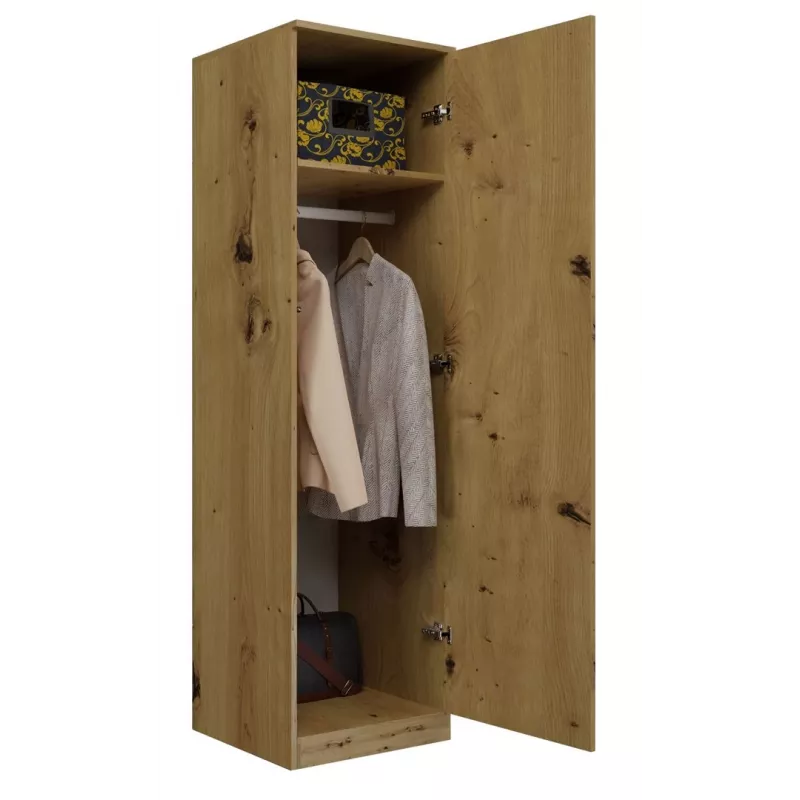 Topeshop SD-50 ARTISAN KPL bedroom wardrobe/closet 5 shelves 1 durelės(s) ąžuolas