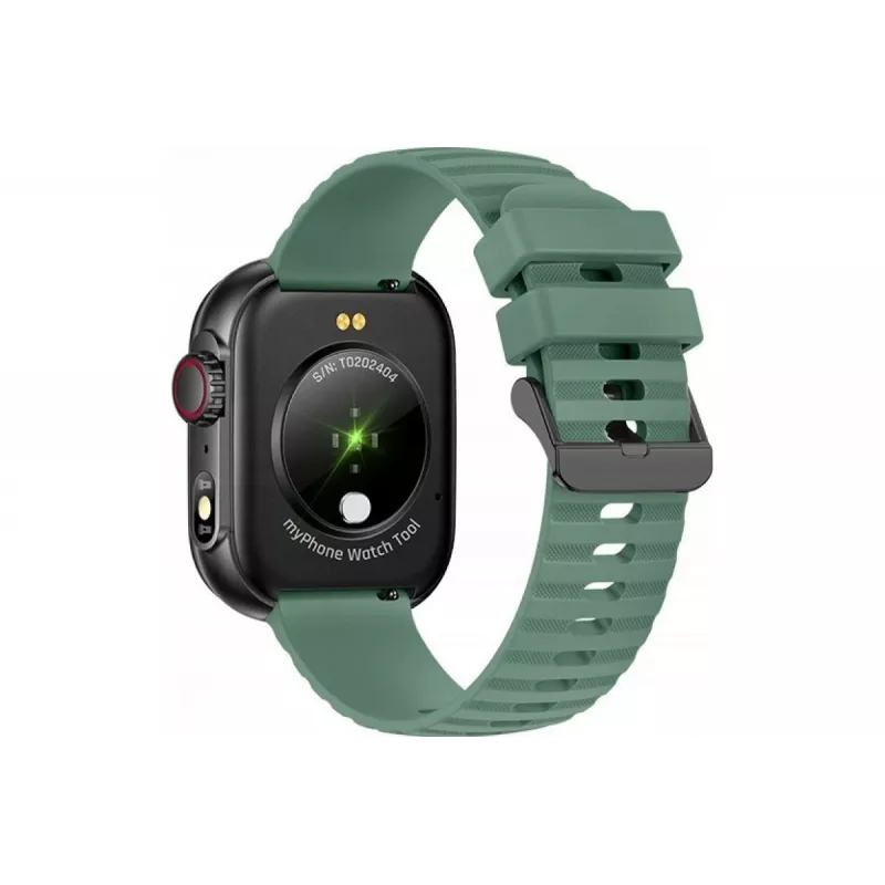 myPhone Watch Tool 5.08 cm (2) IPS 24 mm Skaitmeninis 240 x 296 pikselių Liečiamas ekranas Juodas