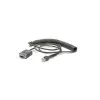 Zebra CBA-RF2-C09ZAR serijinis laidas juodas 2,8 m RS232 DB9