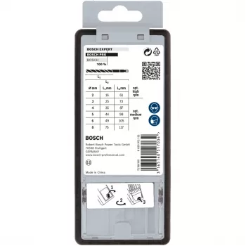 Smailiagalių grąžtų rinkinys Bosch 2607019923
