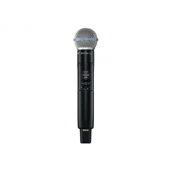 Shure SLXD2/B58=-G59 - rankinis siųstuvas su Beta®58A kapsule, 470–514 MHz