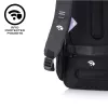 Kuprinė XDDESIGN Bobby Hero Small, apsaugota nuo vagystės, 11,5 l, planšetei iki 12,9 colio, PET/putplastis, juoda