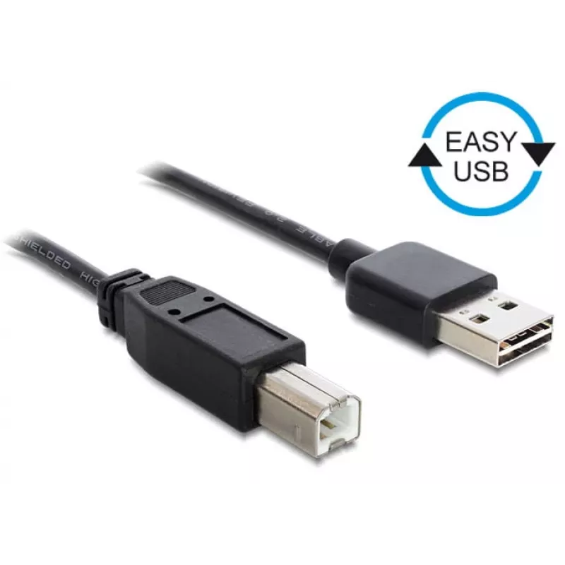 USB laidas DeLOCK 2 m USB 2.0 A - B vyriškas/vyriškas