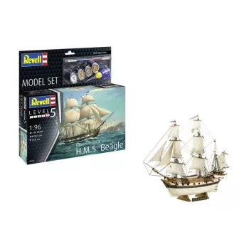 Plastikinis modelio rinkinys REVELL Revell H.M.S. Beagle — mastelis nenurodytas, surenkamas laivo modelis