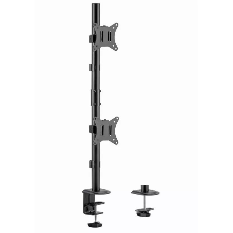 Monitoriaus laikiklis Gembird MA-D2-02, stalinis monitoriaus stovas, maksimali svorio talpa 9 kg