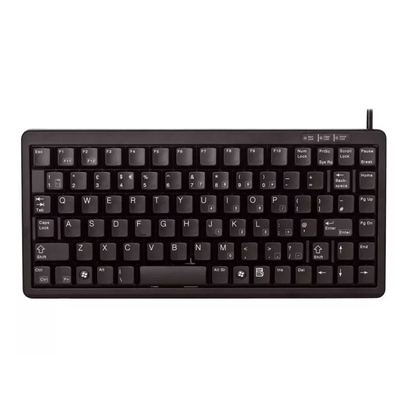 CHERRY G84-4100 klaviatūra Universali USB AZERTY Prancūziška Juoda