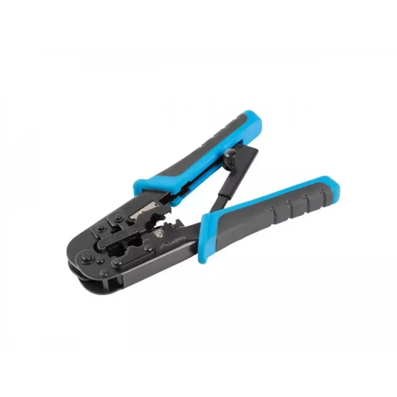 Užspaudimo įrankis LANBERG NT-0201 RJ-45 jungtims, 180 mm, 315 g, juoda/mėlyna