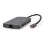 Nedis USB kelių prievadų adapteris USB 3.2 Gen1 7 viename - USB-C™ kištukas, HDMI™ išvestis, Micro SD, RJ45 lizdas, SD, USB-C™ lizdas, 3x USB-A lizdas, 5 Gbps (CCBW64240AT02)
