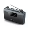 Nešiojamas radijas Muse M-058 R — AM/FM, sukamoji garsumo reguliavimo rankenėlė, baterijos arba kintamoji srovė (230 V, 50 Hz), juoda / pilka