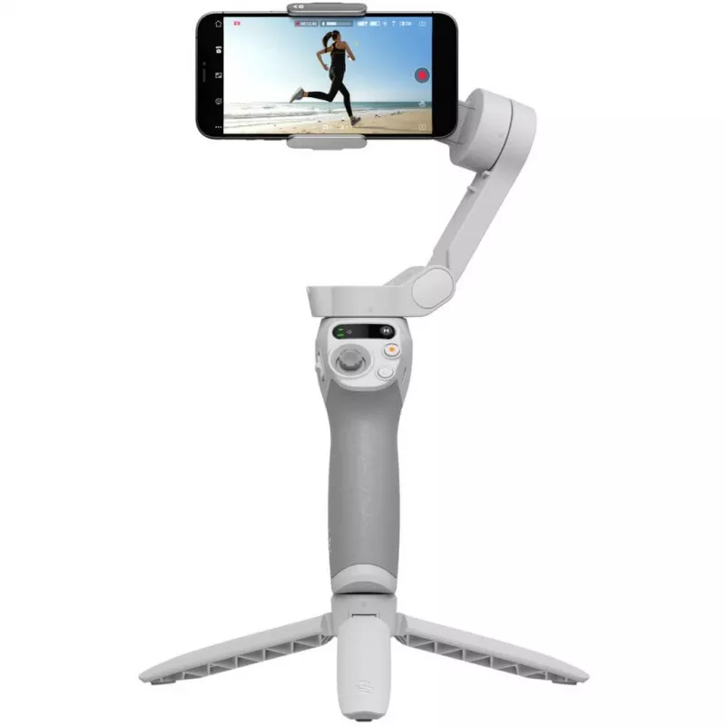 DJI OM SE gimbalas pilkas Bluetooth įsk. mobiliojo laikiklį krepšys maks. apkrova 290 g