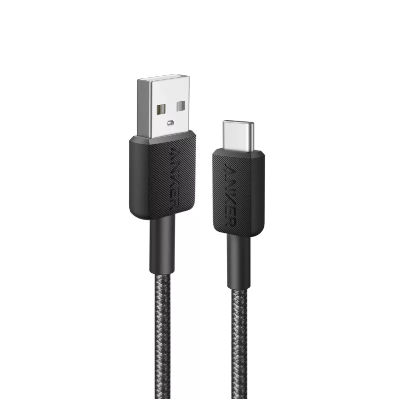 Anker Innovations 322 USB-A į USB-C laidas, nailoninis, 1,8 m, juodas - Laidas - Skaitmeninis/duomenų